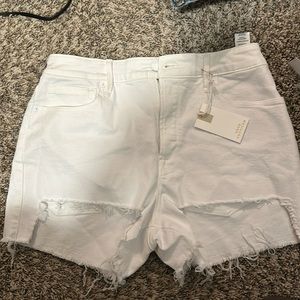 White denim shorts, NWT size 10